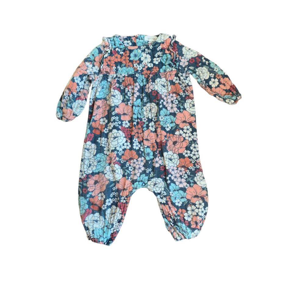 Angel Dear Muslin Floral Romper